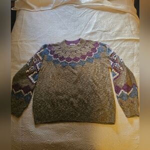 Vintage BD Baggies Men's Large‎ Olive Green Sweater.